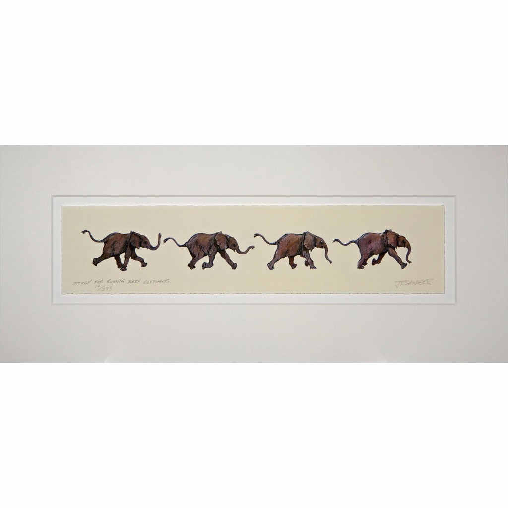 Elephants Print